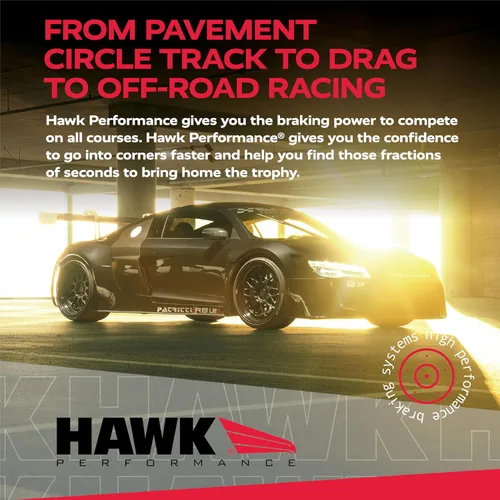 Vista 4 de Hawk Performance HB601D.626 ER-1 Pastillas de freno Motorsport