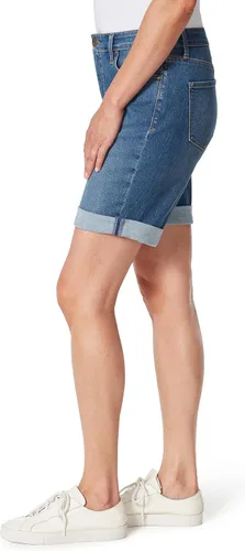 Vista 4 de Gloria Vanderbilt Pantalón corto City con puño enrollado para mujer
