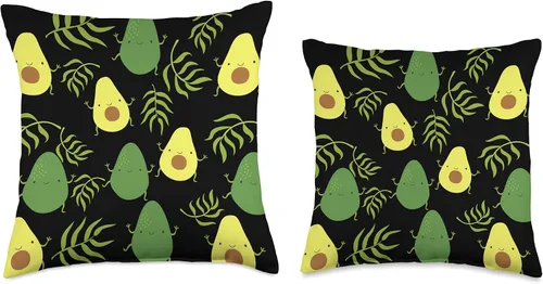 Vista 3 de Cute aguacates stuff for girls - Funny aguacate Lover Gifts Throw Pillow