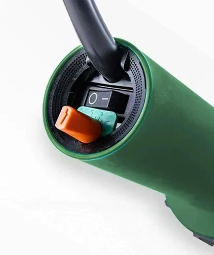 Vista 3 de Pistola de soldadura de plástico de 110 V 1600 W Pistola de calor de aire caliente Temperatura ajustable PVC TPO Kit de soldadura Accesorios