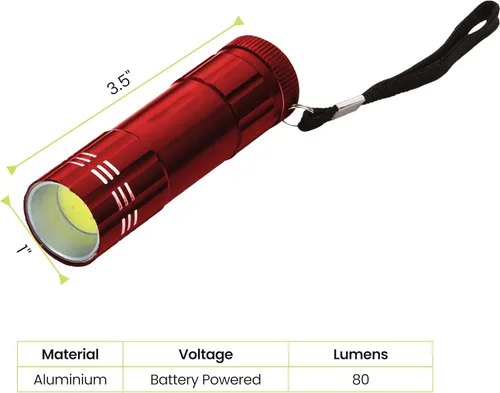 Vista 2 de GoGreen Power GG-113-COBRD 9 - Linterna LED, color rojo