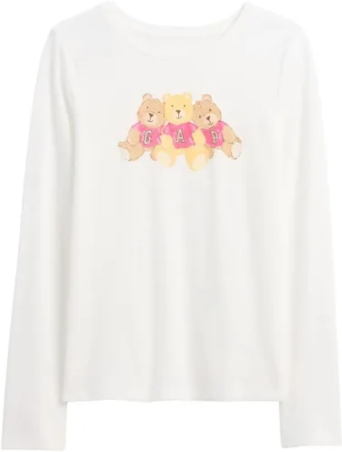 Vista 6 de GAP Camiseta estampada de manga larga para niña