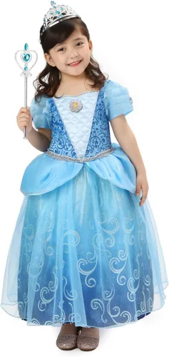 Vista 7 de Disfraz de princesa de lujo de SPUNICOS con y sin opciones de accesorios disponibles