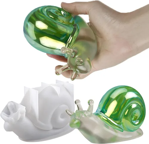 Vista 8 de Moldes de resina de pulpo de silicona, lindos moldes epoxi de pulpo, molde de silicona 3D de animales grandes para fundición de resina, colgar