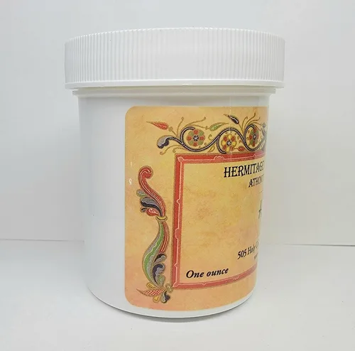 Vista 3 de 1 oz hisopo estilo Athonita Incienso Lavanda Ámbar Vainilla Musgo Ortodoxo