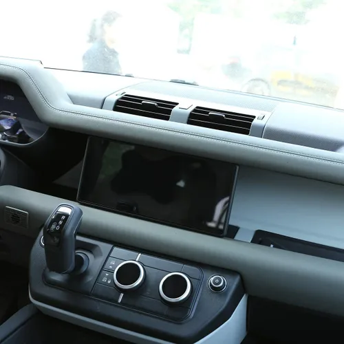 Vista 6 de YIWANG navegación GPS pantalla protector aplicable para Land Rover Defender 110 130 2020 coche Accesorios claro vidrio templado