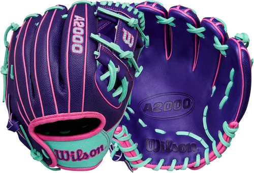 Vista 16 de Wilson Guantes de béisbol A2000® para invierno 2025 Rubio/Real/Amarillo