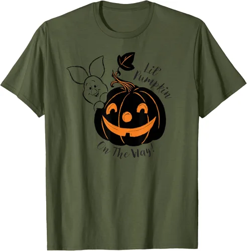 Vista 35 de Disney Camiseta de Halloween Winnie the Pooh Lil' Pumpkin on the Way, Blanco, S