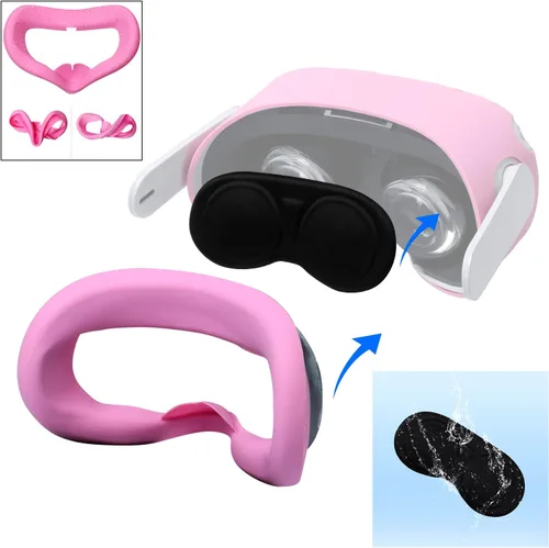 Vista 4 de HUAYUWA Adjustable Headband with Head Cushion Compatible for Oculus Quest 2 VR Accessories, Replacement for Elite Strap Comfortable Protective Head