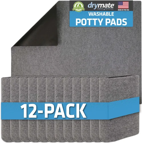 Vista 10 de Drymate Paquete de 2 almohadillas lavables para orina de perros (29"x36"), impermeables, absorbentes, antideslizantes, reutilizables, alfombrillas
