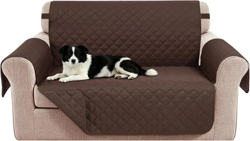Vista 22 de Fundas para Silla Reclinable Reversibles Funda de Sofá para Mascotas Protector de Muebles Lazy Boy (Silla 23'', Beige/Beige)