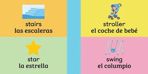 Vista 8 de 100 First Words for Toddlers English-Spanish Bilingual 100 primeras palabras para niños pequeños Inglés - Español Bilingüe