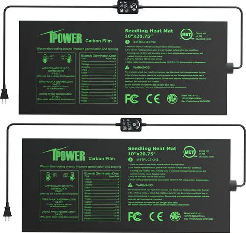 Vista 27 de iPower Alfombrilla térmica duradera e impermeable para plántulas, almohadilla hidropónica cálida para un inicio eficiente de semillas, uso