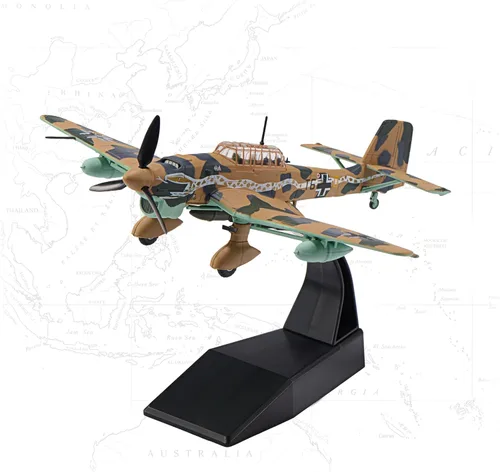 Vista 32 de B-17 Flying Fortress - Aviones fundidos a presión a escala 1/144, modelo de avión de metal pesado para coleccionista, entusiasta de la aviación