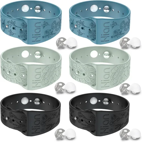 Vista 17 de Pulseras de mareo por movimiento, para adultos, niños y mujeres embarazadas, pulseras de acupresión antináuseas para automóvil, mar, aire, crucero