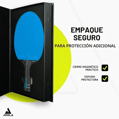 Vista 5 de JOOLA Infinity GL Profesional - Palas de ping pong con funda para pala - Pala de fibra de vidrio de madera de 7 capas - Aprobada por la ITTF - Pala