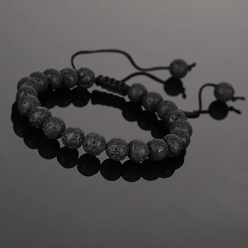 Vista 54 de Pulsera de cristal curativo para mujer de 0.315 in, pulsera de cuentas de cristal natural ajustable hecha a mano, joyería curativa, regalo