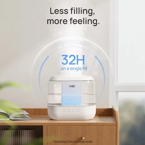 Vista 7 de Dreo Humidificadores inteligentes de 4L para dormitorio y humidificadores para dormitorio