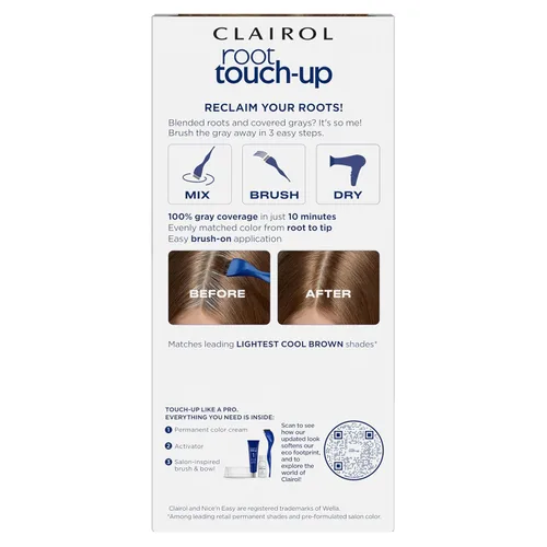 Vista 62 de Clairol Root Touch-Up de Nice'n Easy Tinte Permanente para el Cabello, 10 Rubio Extra Claro, Paquete de 1 Clairol Root Touch Up - Tinte permanente
