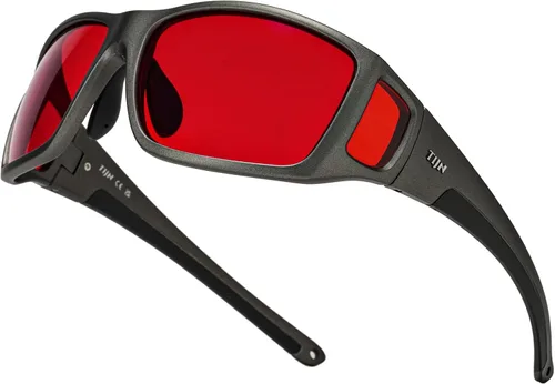 Vista 12 de TIJN Blue Light Glasses for Woman Men Computer Gaming Red Sleep Eyeglasses Orange Bluelight Blocking Amber Lens Screen Use