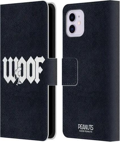 Vista 52 de Head Case Designs Funda de piel con licencia oficial de Peanuts Charlie Brown Good Grief Rock Tees compatible con Apple iPhone 11 Charlie Brown Buen