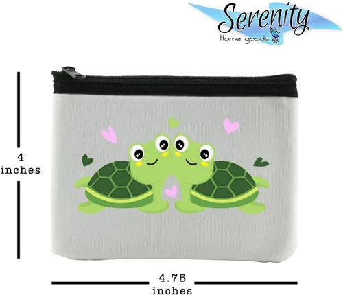 Vista 10 de Bee-You-Tiful Coin Purse Wallet Pouch For Women Small Card Change Bag With Zipper Mini Travel Purse For ID Case Makeup Card Novelty Bag