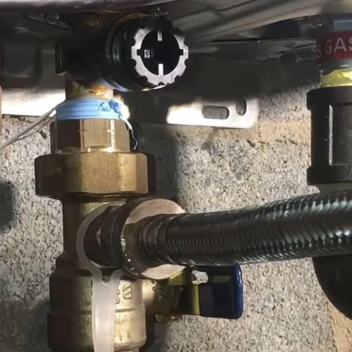 Vista 9 de H98-510-S - Conjunto de pantalla de entrada del calentador de agua sin tanque, para calentador de agua sin tanque Rinnai, para pantalla de filtro