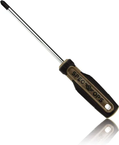 Vista 8 de Spec Ops Tools destornillador Phillips, #1 x 3", punta magnética, eje de acero Cr-Mo, 3% donado a veteranos
