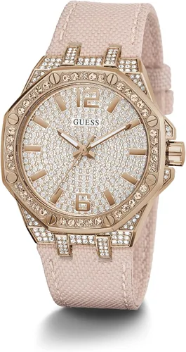 Vista 5 de GUESS Ladies Sport Crystal Octagonal 39mm Watch