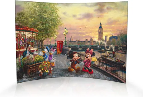 Vista 29 de Disney Brave - Thomas Kinkade Studios - Impresión fotográfica acrílica curvada de 10 x 7 pulgadas - Decoración independiente - Coleccionable