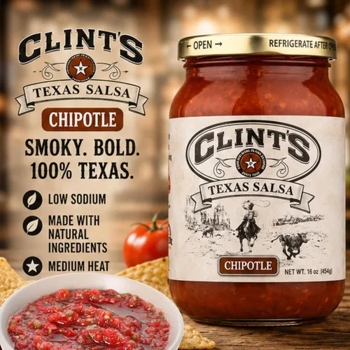 Vista 4 de Clints Chipotle de salsa 16 oz (paquete de 6)
