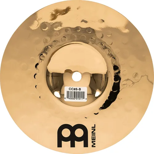 Vista 6 de Meinl - Platillo Splash de 8 pulgadas, clásicos, brillantes, fabricado en Alemania, (CC8S-B) Platillo para batería, acabado brillante B12 Bronce