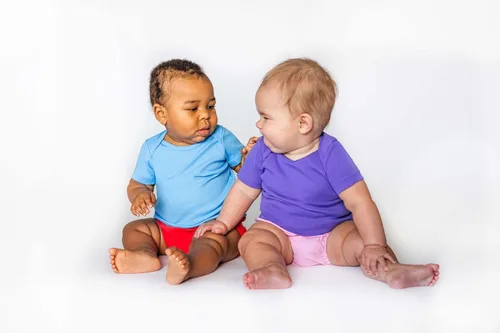 Vista 4 de City Threads Made in USA Baby Girls and Baby Boys Unisex Organic Diaper Covers Bloomers Soft Cotton