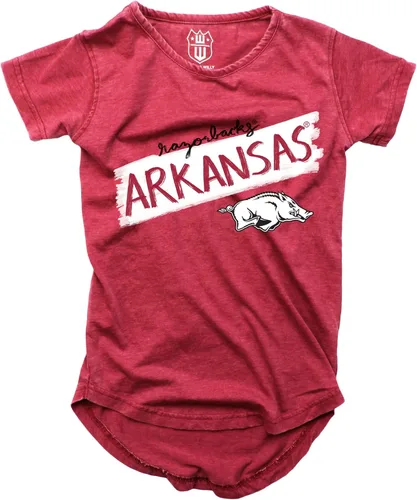 Vista 6 de Wes and Willy NCAA - Camiseta Burnout para niñas S/S