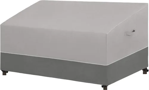Vista 8 de Easy-Going Funda para silla de patio, resistente a los rayos UV, bicolor, impermeable, para muebles de exterior, con dobladillo reflectante