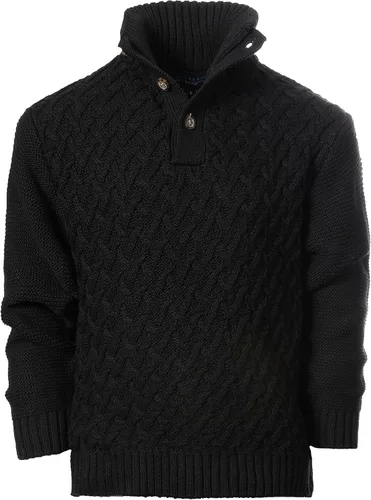 Vista 6 de Gioberti Jersey De Cuello Mock Para Niños Y Adolescentes Azul real