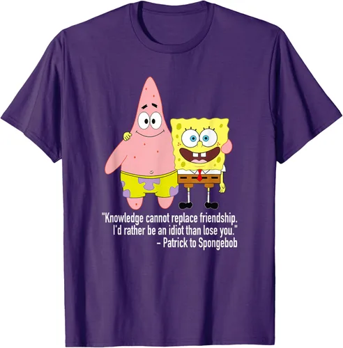 Vista 55 de Mademark x SpongeBob SquarePants - Patrick & SpongeBob - Camiseta de la amistad Asfalto