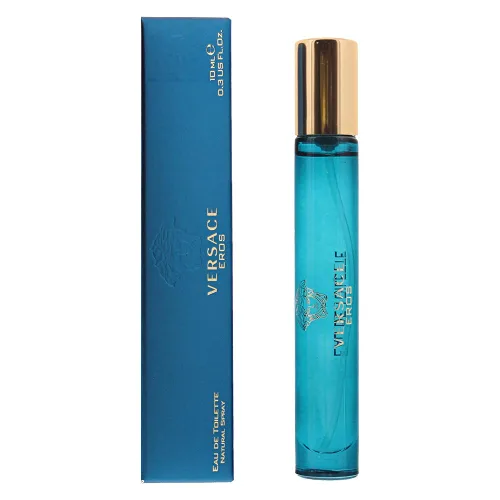 Vista 8 de Versace Eros Eau De Toilette Muestra de viaje en vial de espray .03 Oz/1 Ml