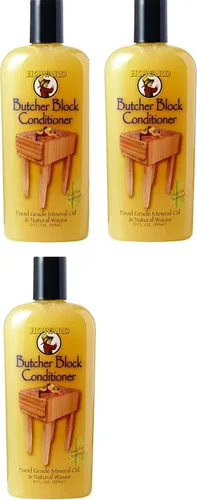 Vista 8 de Howard Products Butcher Block Conditioner and Food Grade Mineral Oil for Wood Cutting Boards, 12 Fl Oz - Enhanced Wood Care