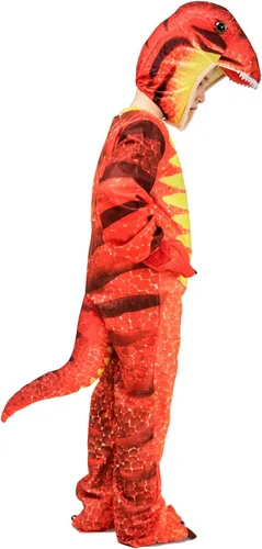 Vista 2 de Disfraz de dinosaurio de dragón para niños triceratopsestegosauriotiranosaurio