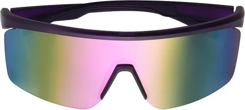 Vista 2 de Easton Gafas de sol deportivas Fundamental Shield para mujer, color morado, 5.039 in