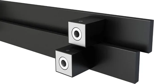 Vista 9 de BARNSMITH Manija de puerta de granero de 18" de empuje y tracción, manija de puerta comercial de acero inoxidable Grade-304 resistente cuadrada