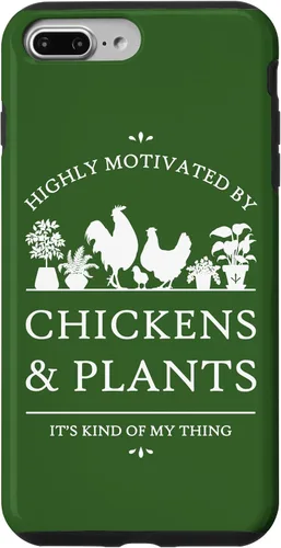 Vista 9 de Funda para iPhone 14 altamente motivado por pollos y plantas