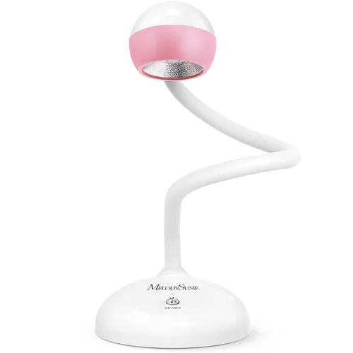 Vista 10 de MelodySusie Lámpara de uñas UV inalámbrica con cuello de cisne con ángulo de luz ajustable, S-Pro09M 2 en 1, recargable, secado rápido, seca todos
