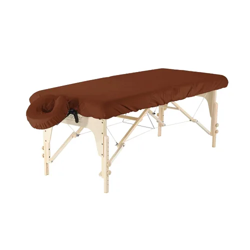 Vista 2 de Master Massage Dignity & Luxury - Juego de fundas de mesa de microfibra (funda de mesa y funda de cojín facial) (2 piezas) (azul)