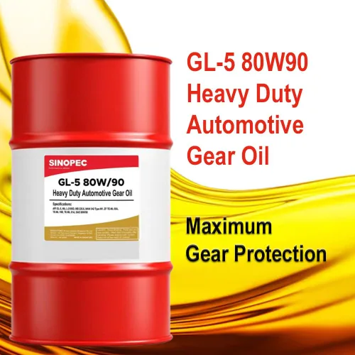 Vista 2 de GL-5 80W90 Aceite para engranajes automotrices de servicio pesado - tambor de 55 galones