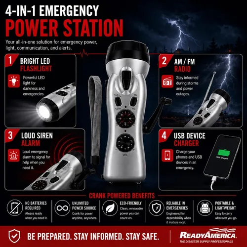Vista 7 de Ready America 70285 kit de emergencia de lujo para 2 personas, mochila para 3 días