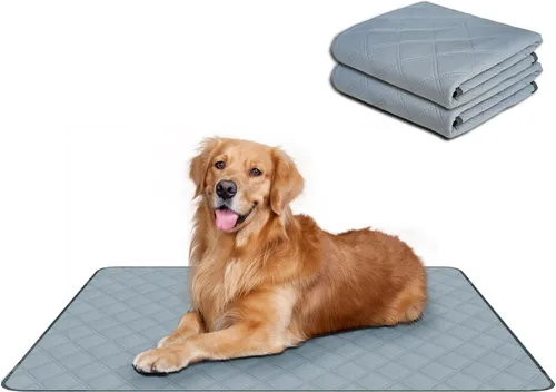 Vista 17 de RIOUSSI - Almohadillas reutilizables para orina para perros, cachorros, lavables, absorbentes, a prueba de fugas Soft Material Non-Slip Bottom