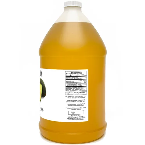 Vista 2 de Baja Precious Aceite de aguacate, 1 galón. Grado alimenticio, perfecto para cocinar a altas temperaturas, cuidado de la piel, tratamientos