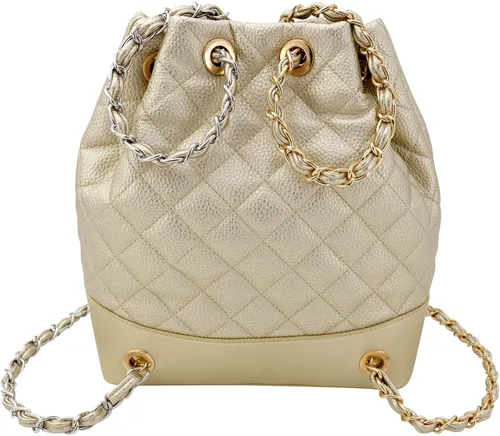 Vista 4 de Mochila acolchada estilo hobo para mujer, bolsa de viaje ligera de moda casual, talla única
